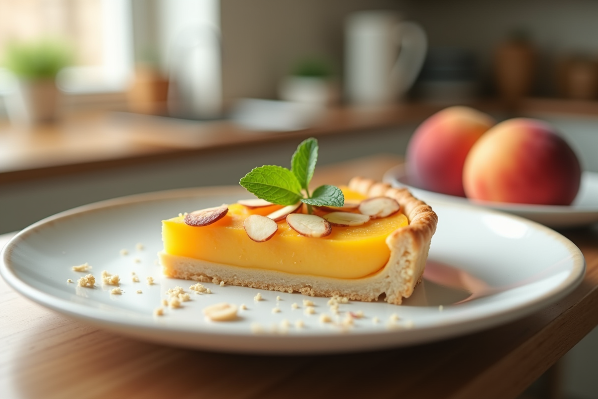 pêche crème